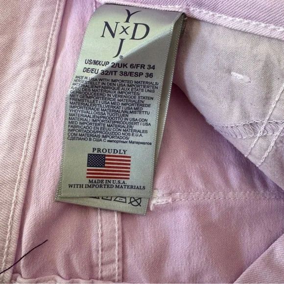 NYDJ | Clarissa Ankle Skinny Jeans Lilac Pink Purple 2 / 26 - Picture 12 of 12